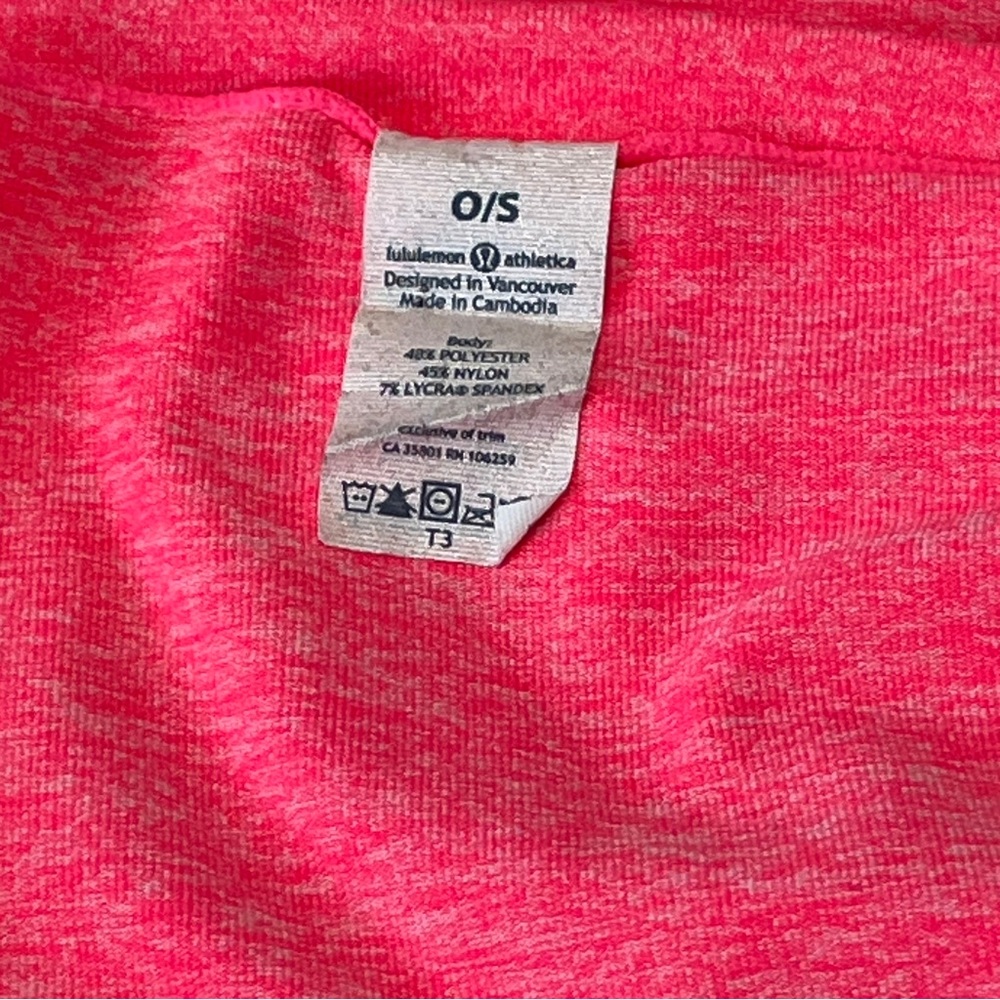 Lululemon Athletica Bright Pink Scarf - Picture 6 of 6